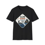Slow Down You're On Cabin Time Graphic Tee