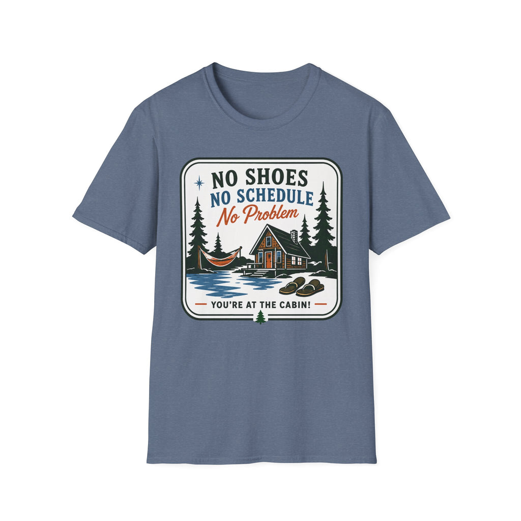 No Shoes No Schedule No Problem Graphic Tee