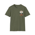 Deerly Beloved We Are Gathered Here to Relax Graphic Badge Tee