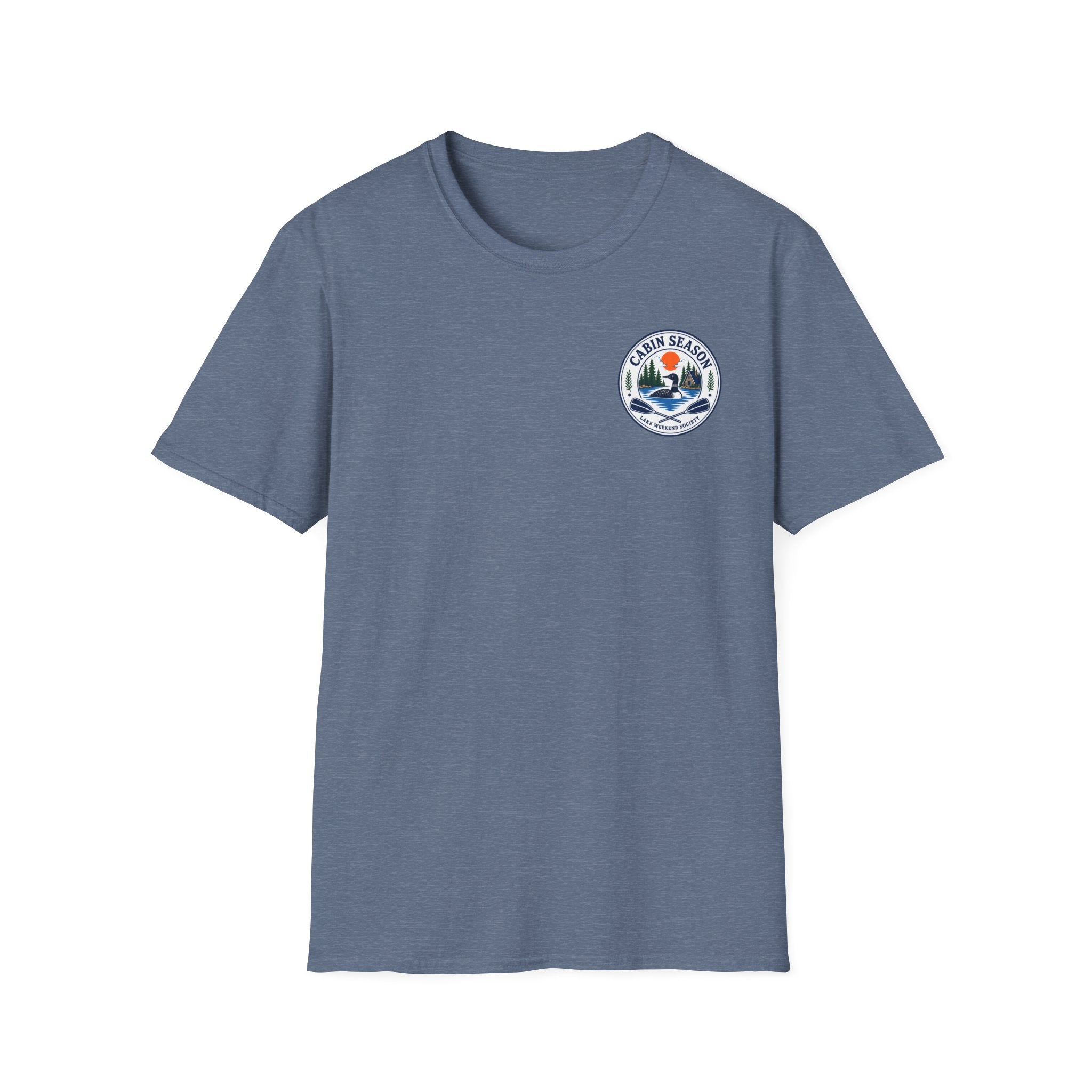 Cabin Season Graphic Badge Tee