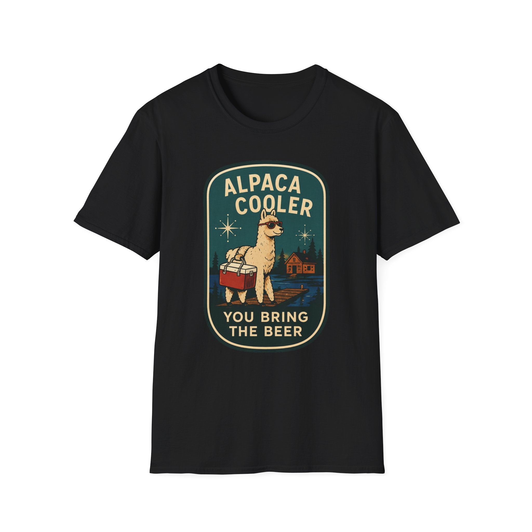 Alpaca Cooler You Bring the Beer Graphic Tee