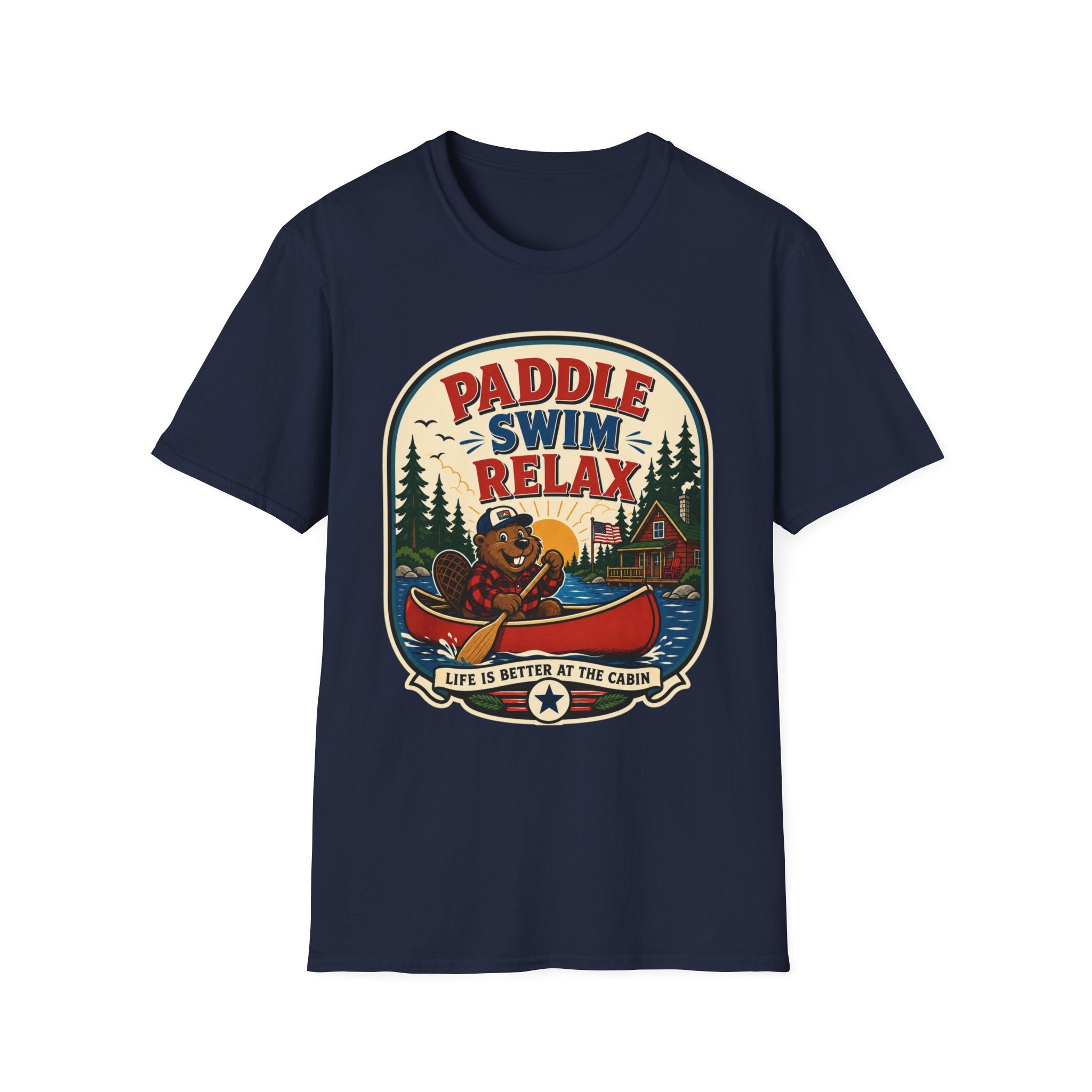 Paddle Swim Relax Graphic Tee