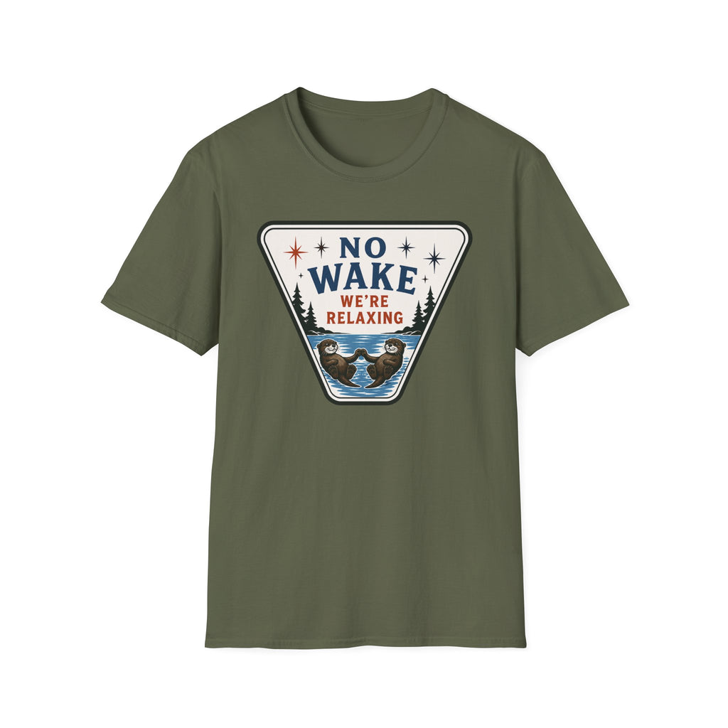 No Wake We're Relaxing Graphic Tee