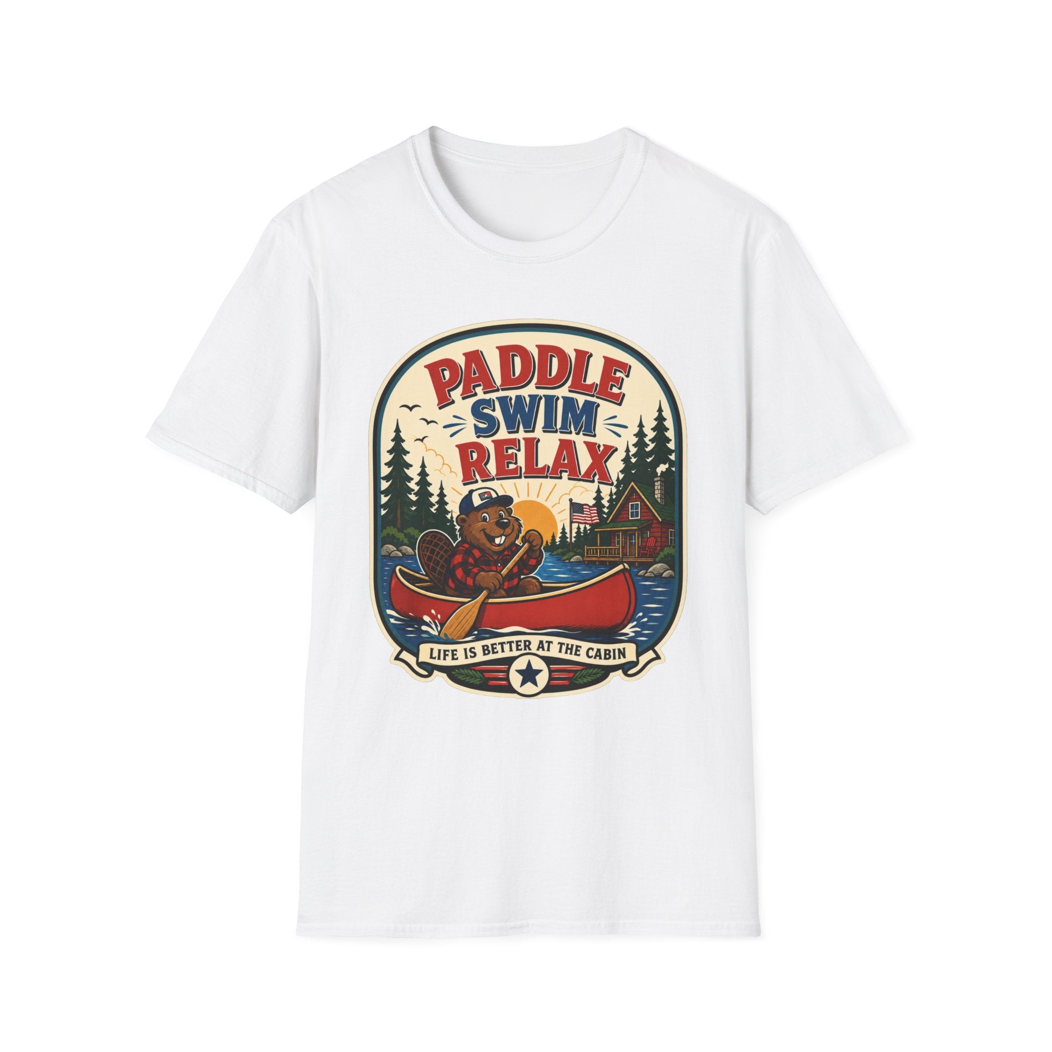 Paddle Swim Relax Graphic Tee