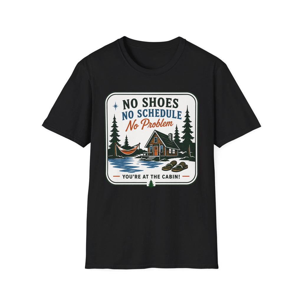 No Shoes No Schedule No Problem Graphic Tee