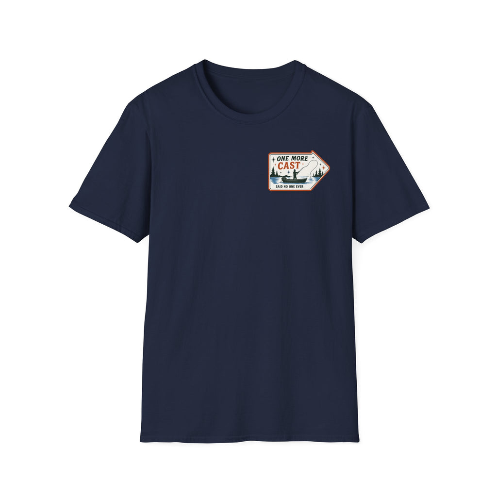 One More Cast Graphic Badge Tee