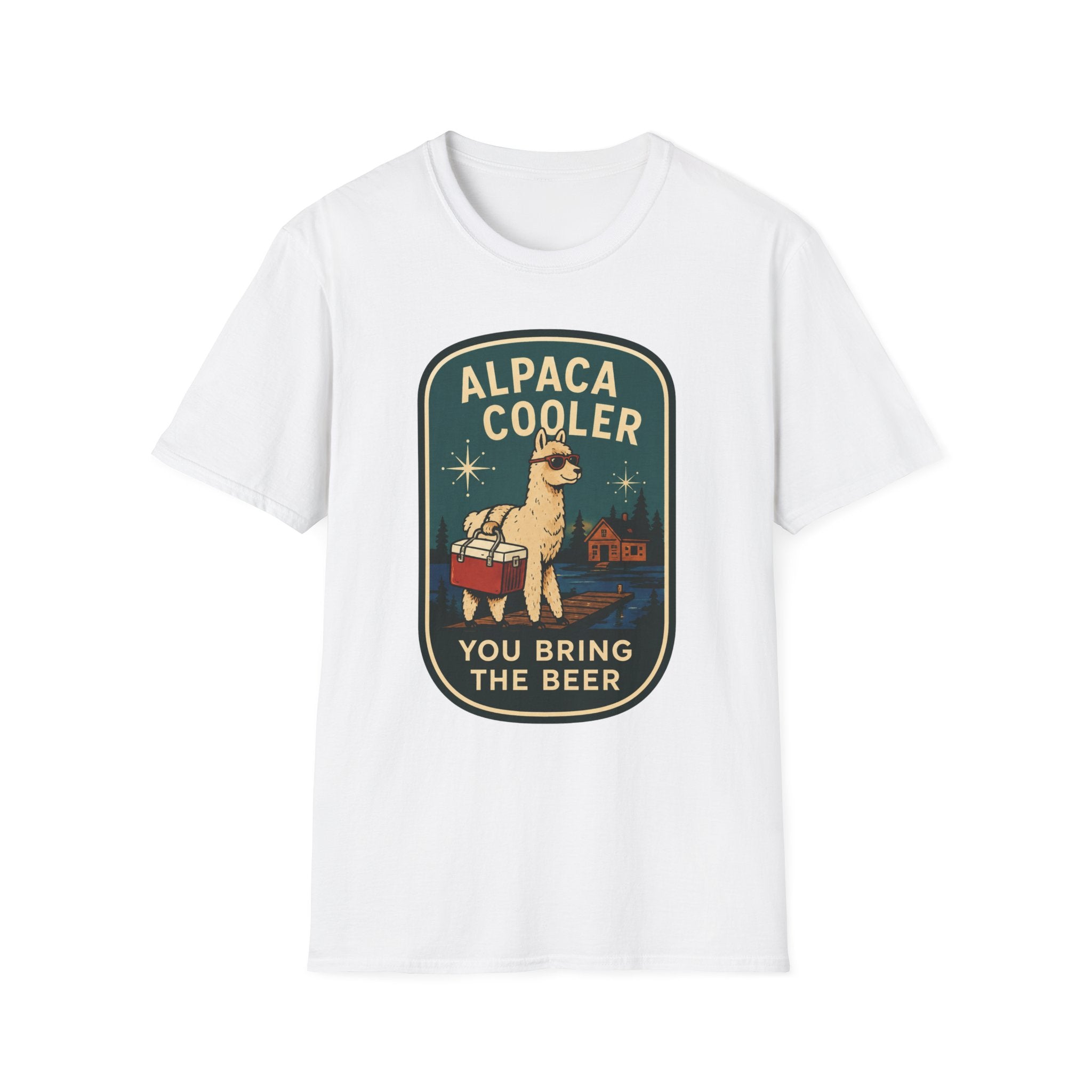 Alpaca Cooler You Bring the Beer Graphic Tee