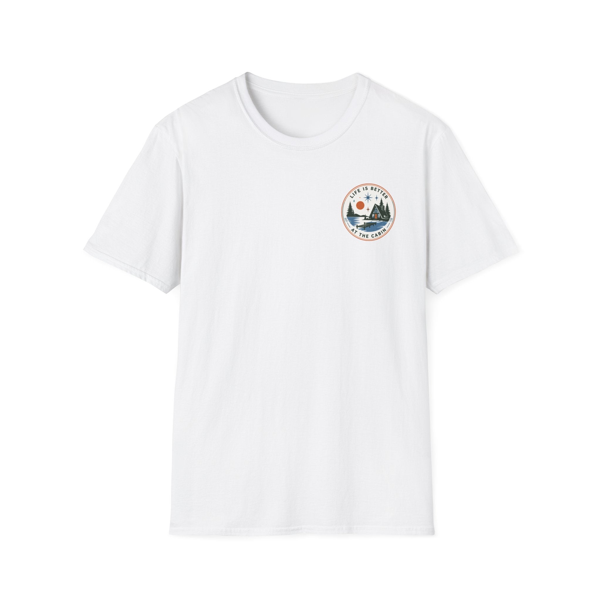 Life Is Better at the Cabin Graphic Badge Tee