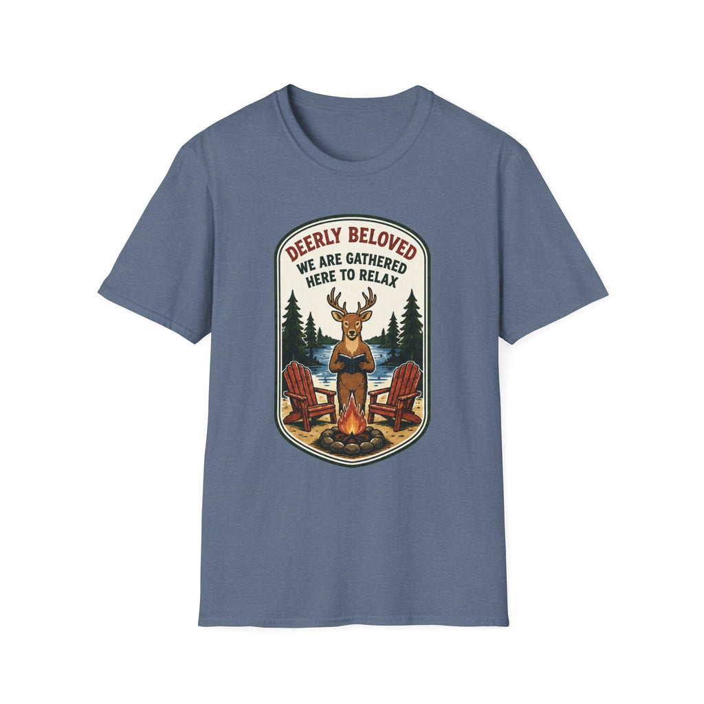 Deerly Beloved We Are Gathered Here to Relax Graphic Tee
