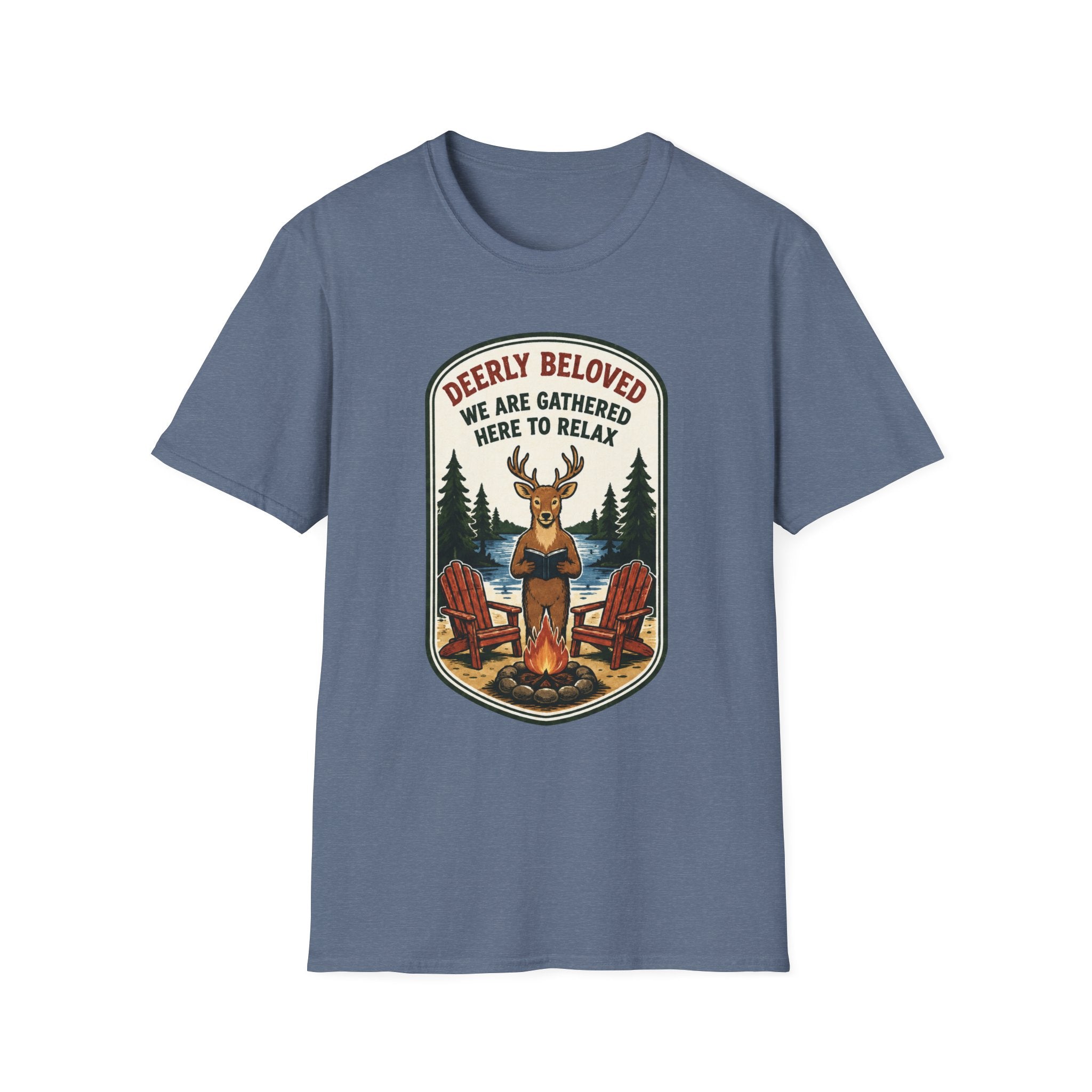 Deerly Beloved We Are Gathered Here to Relax Graphic Tee