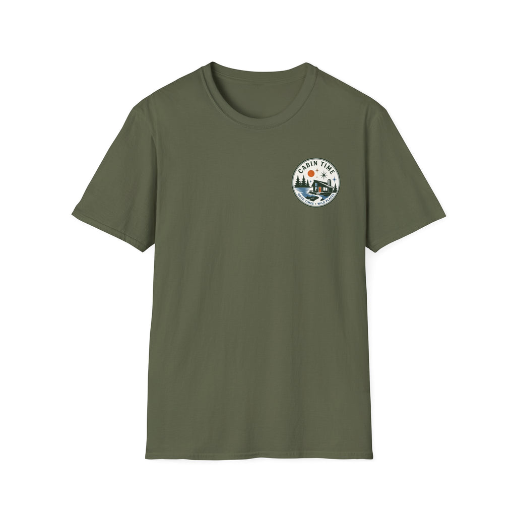 Cabin Time Graphic Badge Tee