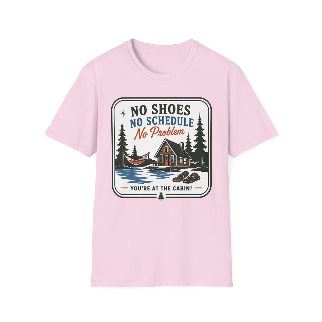 No Shoes No Schedule No Problem Graphic Tee