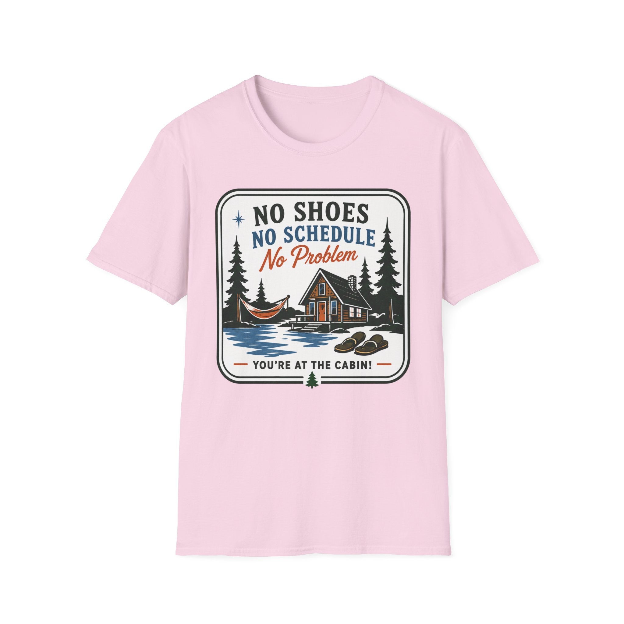 No Shoes No Schedule No Problem Graphic Tee