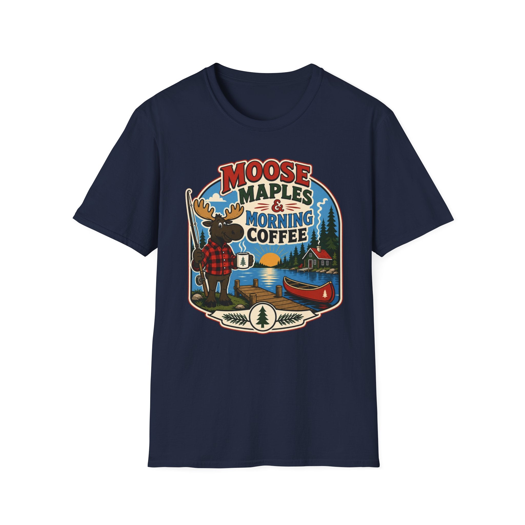 Moose, Maples & Morning Coffee Graphic Tee