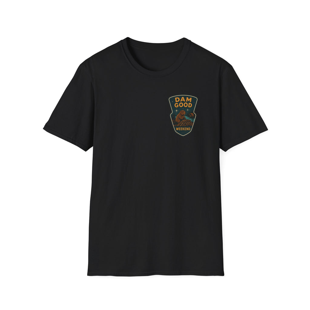 Dam Good Weekend Graphic Badge Tee