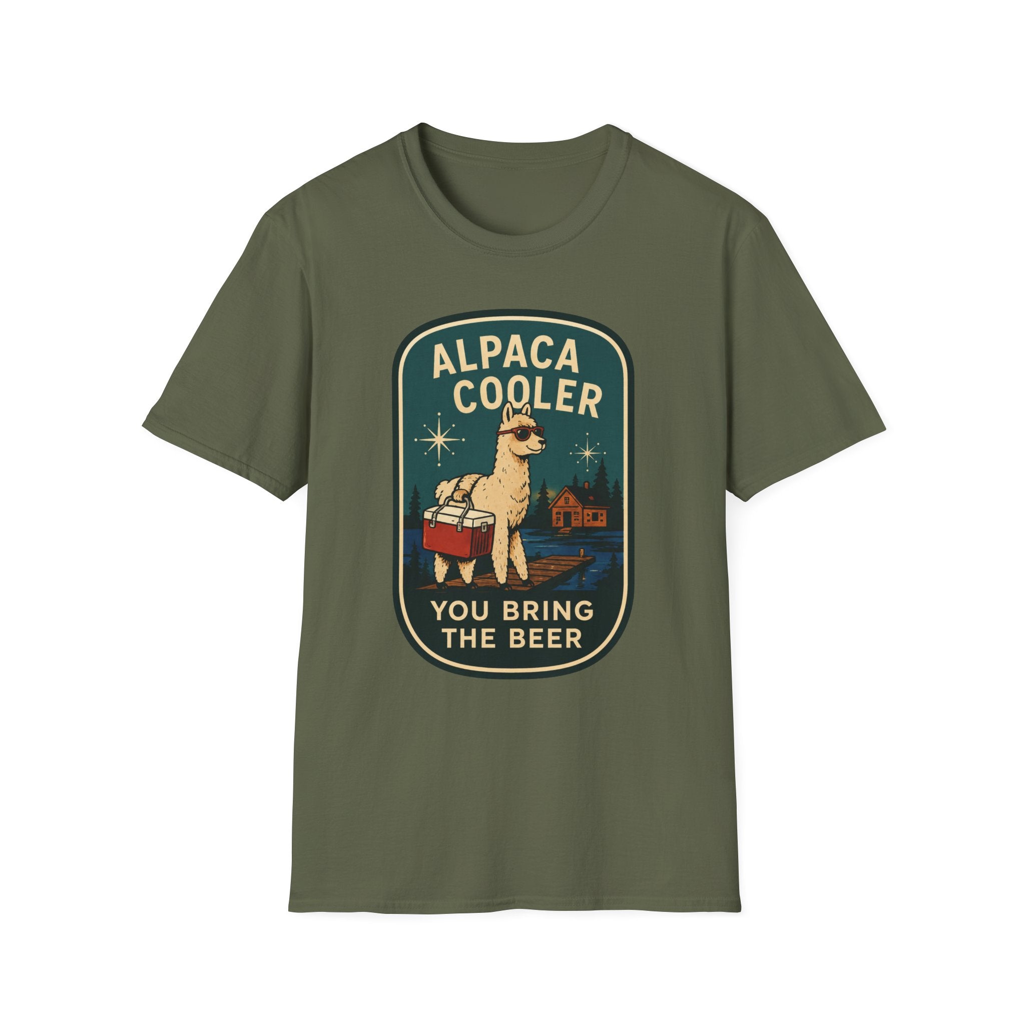 Alpaca Cooler You Bring the Beer Graphic Tee