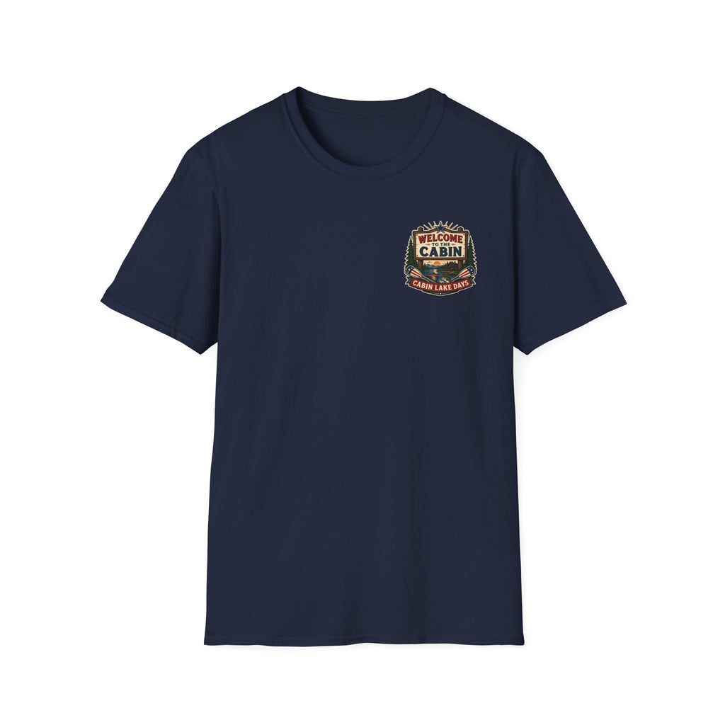 Welcome to the Cabin Graphic Badge Tee