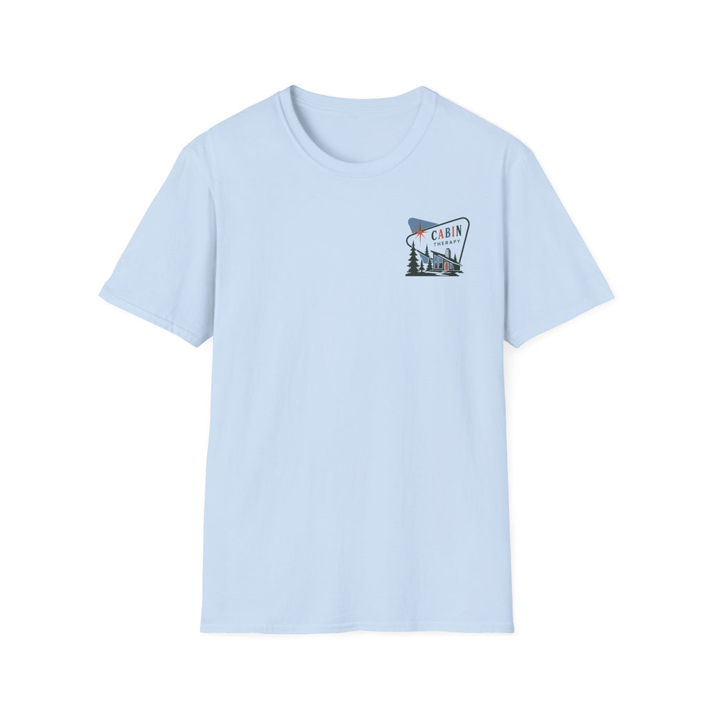 Cabin Therapy Graphic Badge Tee