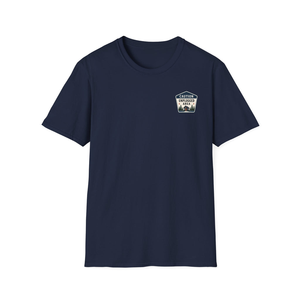 Caution Unplugged Area Graphic Tee