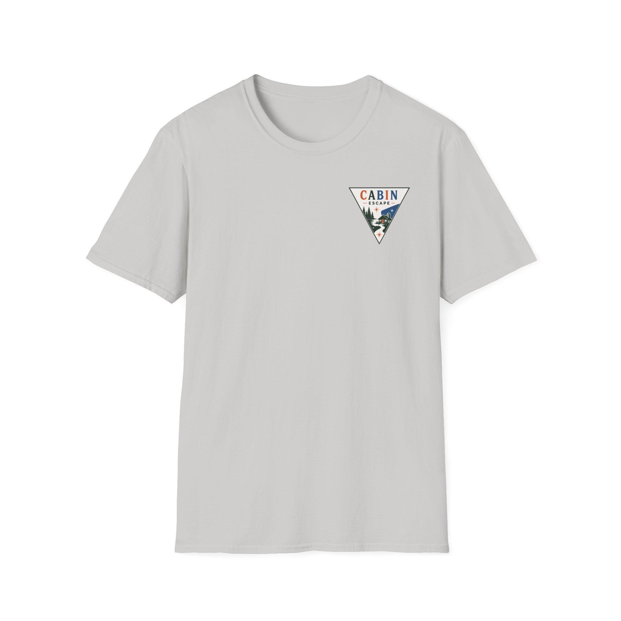 Cabin Escape Triangle Graphic Badge Tee