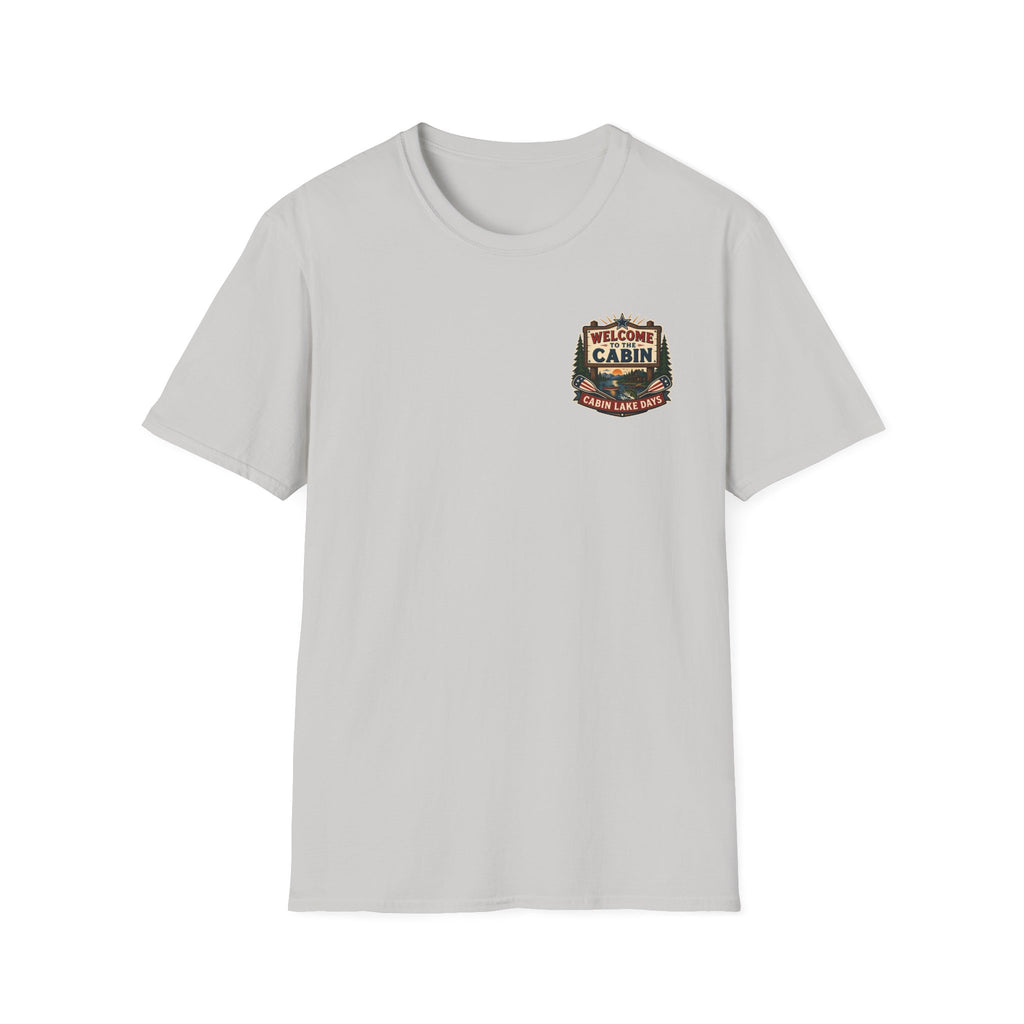 Welcome to the Cabin Graphic Badge Tee