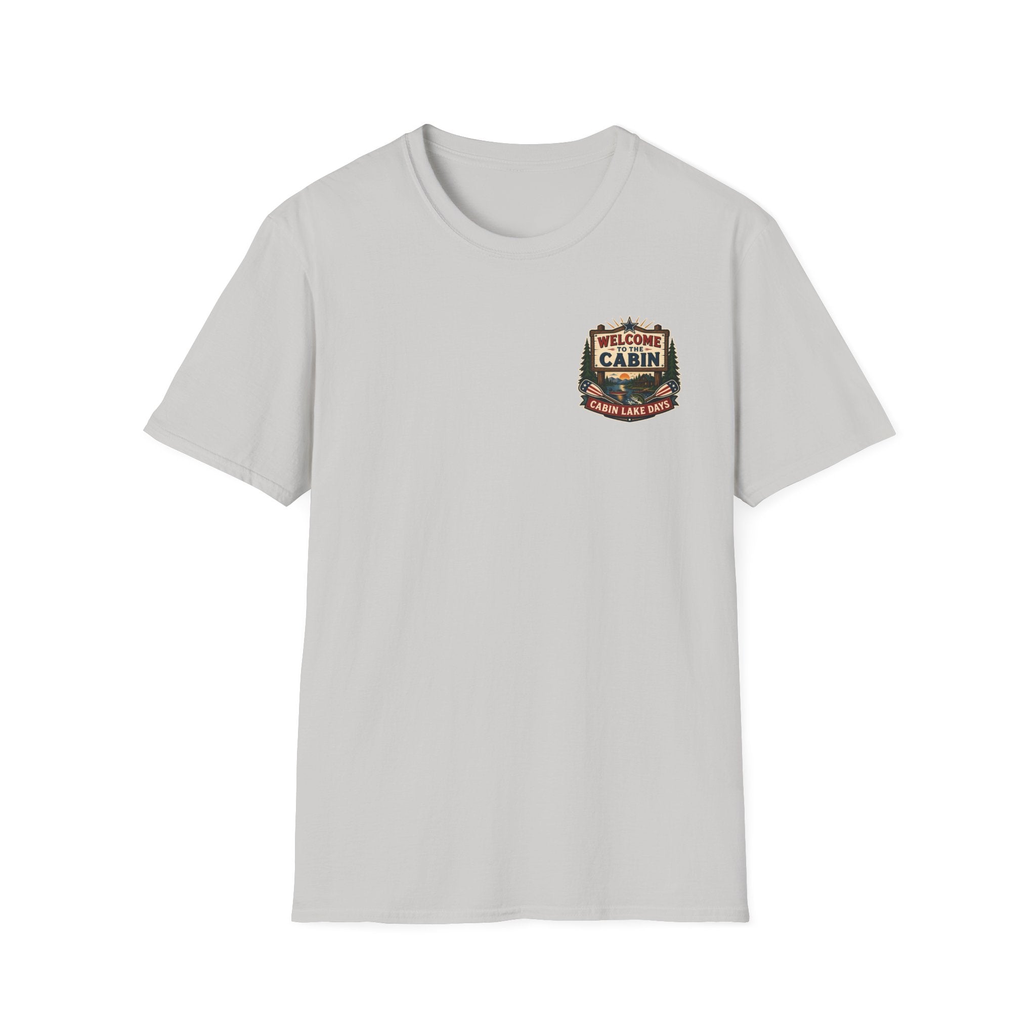Welcome to the Cabin Graphic Badge Tee