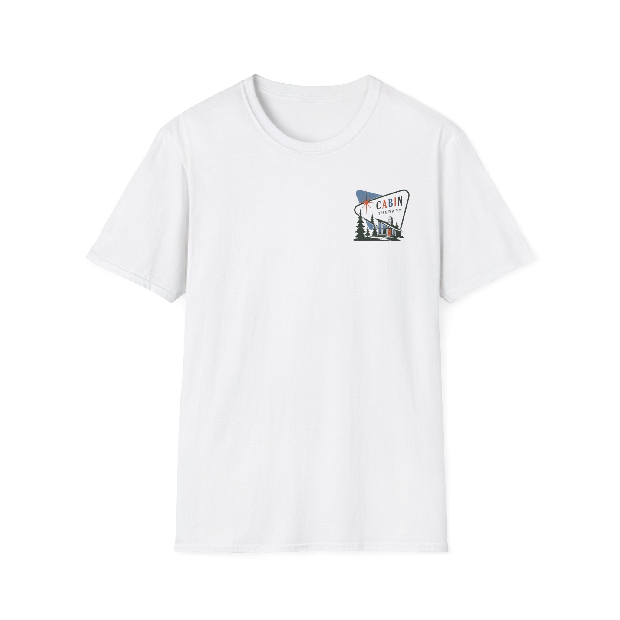 Cabin Therapy Graphic Badge Tee