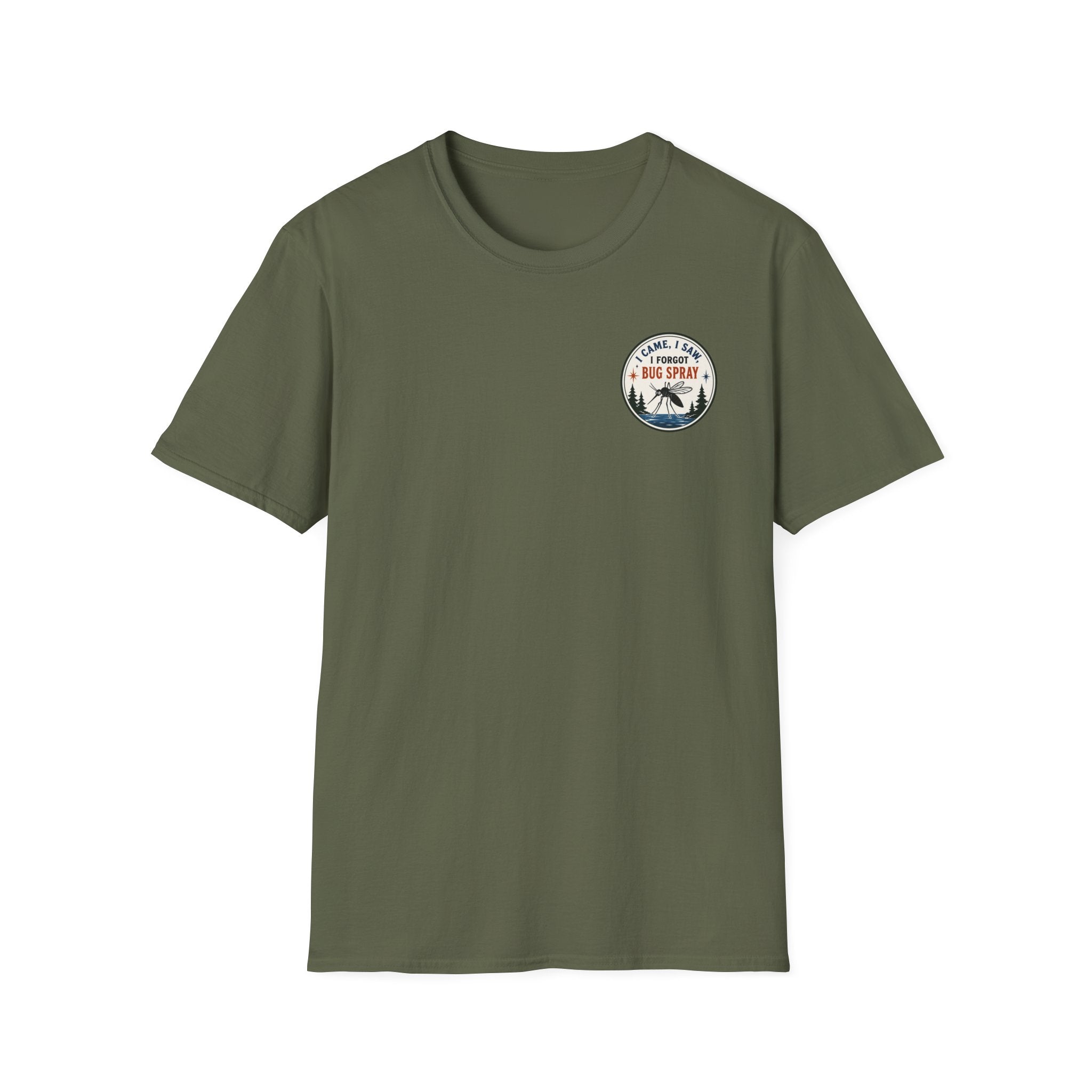 I Came, I Saw, I Forgot Bug Spray Graphic Badge Tee
