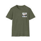 No Shoes, No Schedule, No Problems Graphic Badge Tee