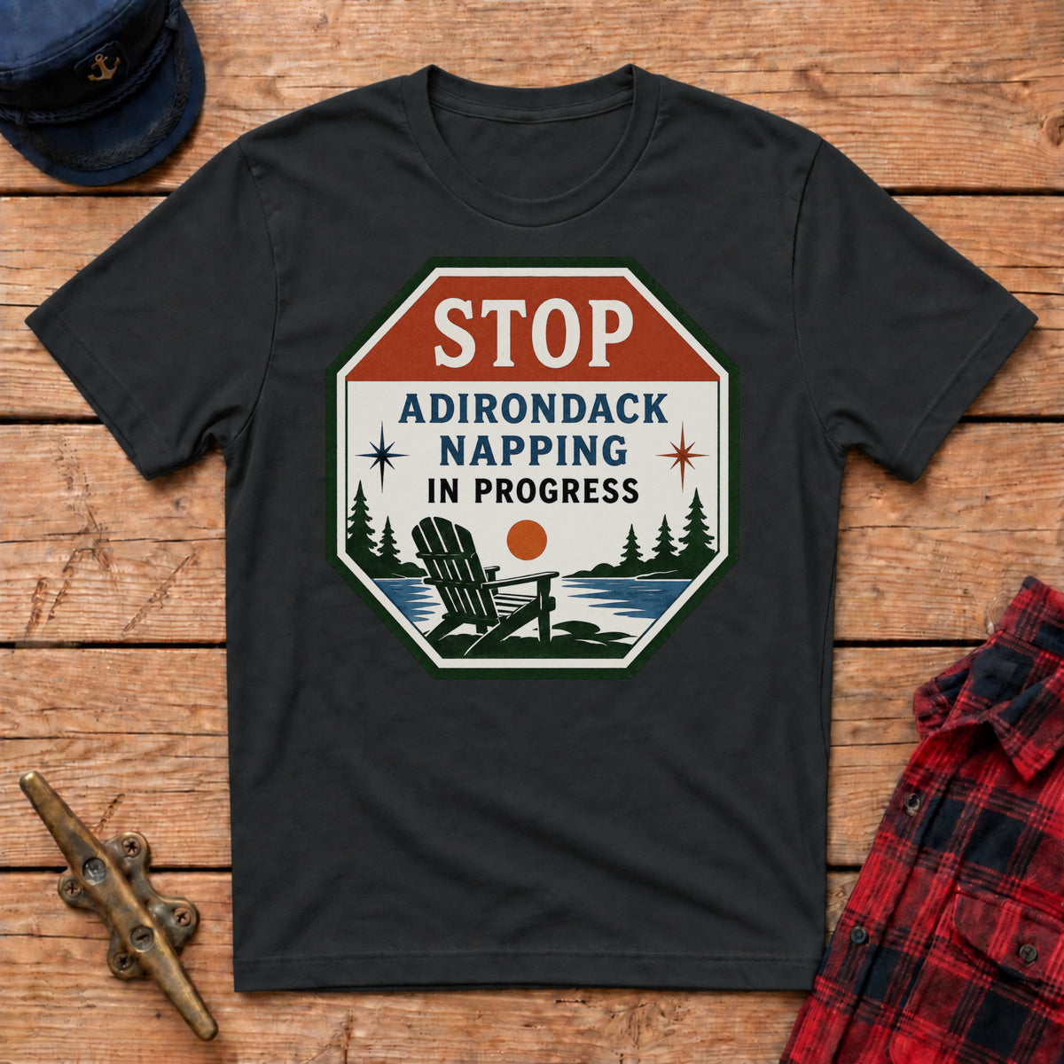 Stop Adirondack Napping Graphic Tee