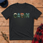 Vintage Cabin Landscape Graphic Tee