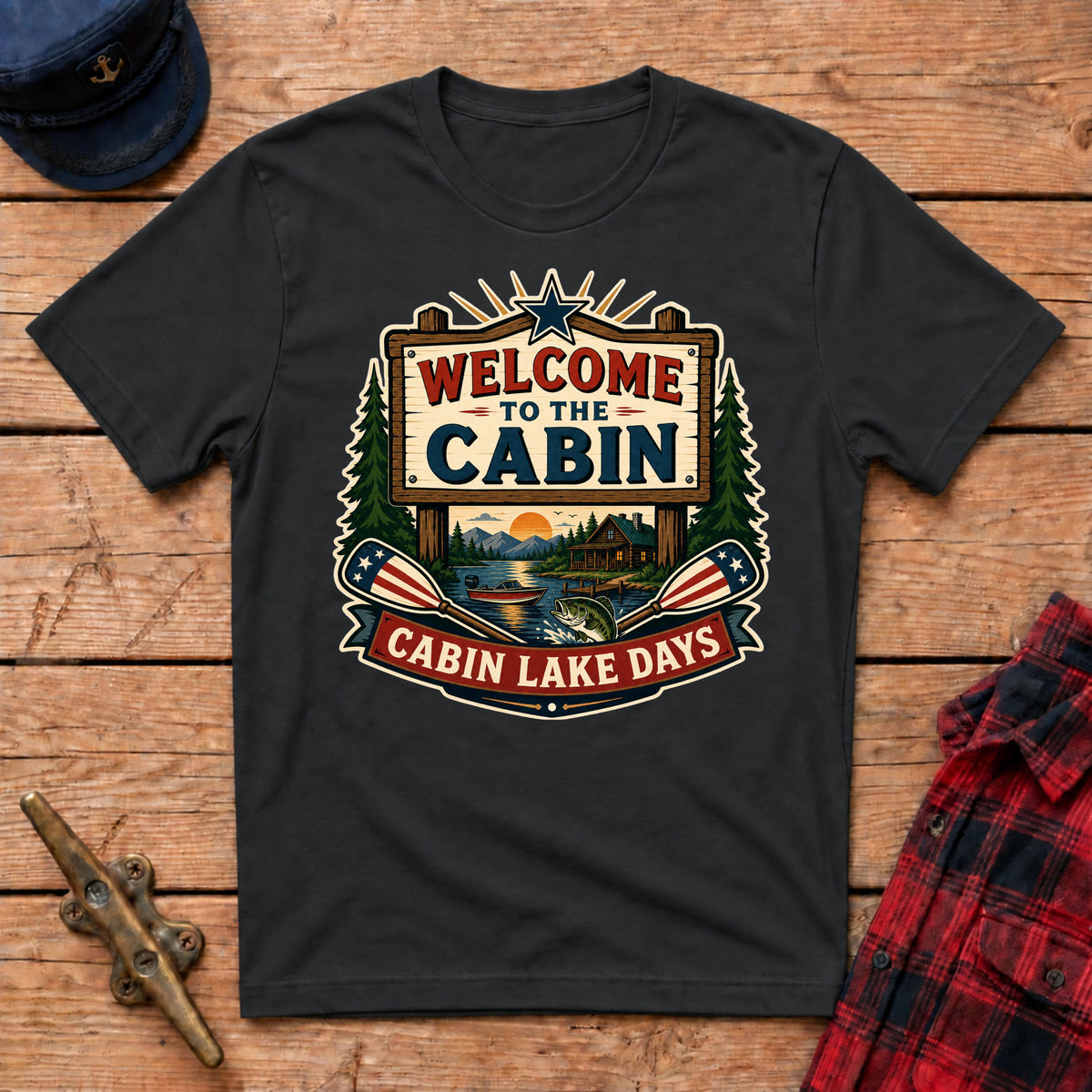 Welcome to the Cabin Graphic Tee