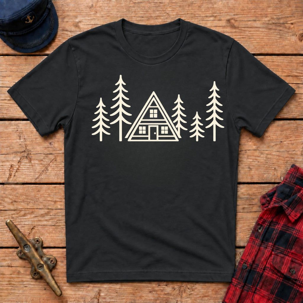 A-Frame in the Pines Cabin Tee