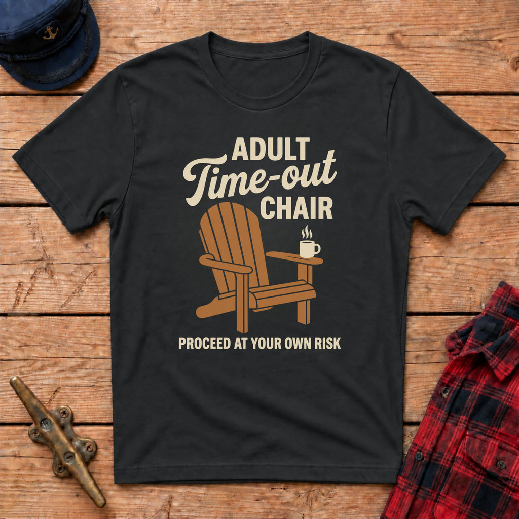 Adult Time-Out Chair Graphic Tee