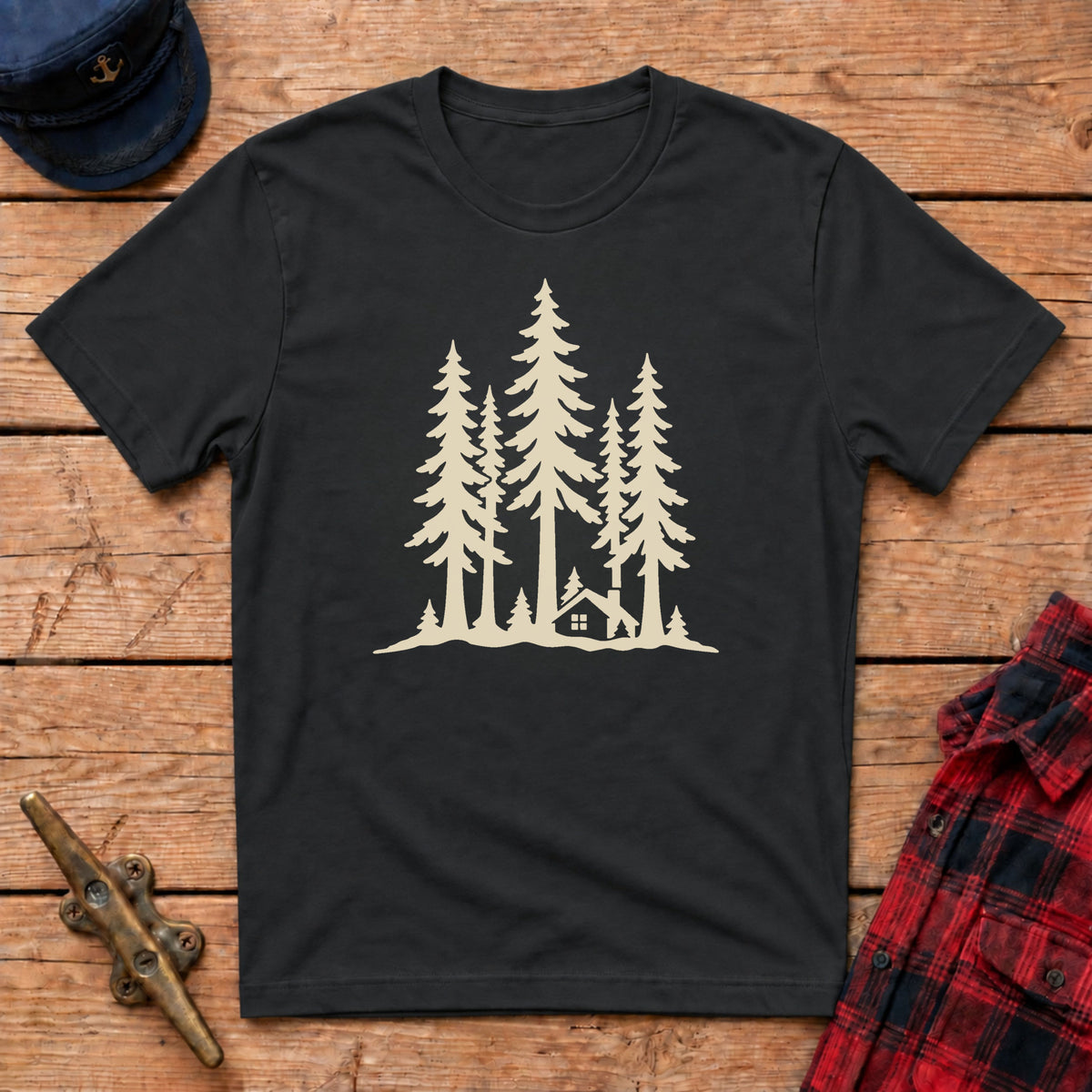 Cabin in the Pines Graphic Tee