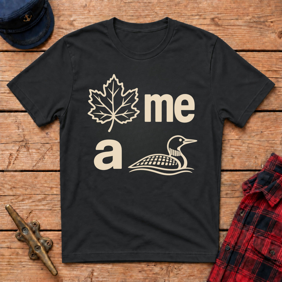 Leaf Me a Loon Graphic Tee