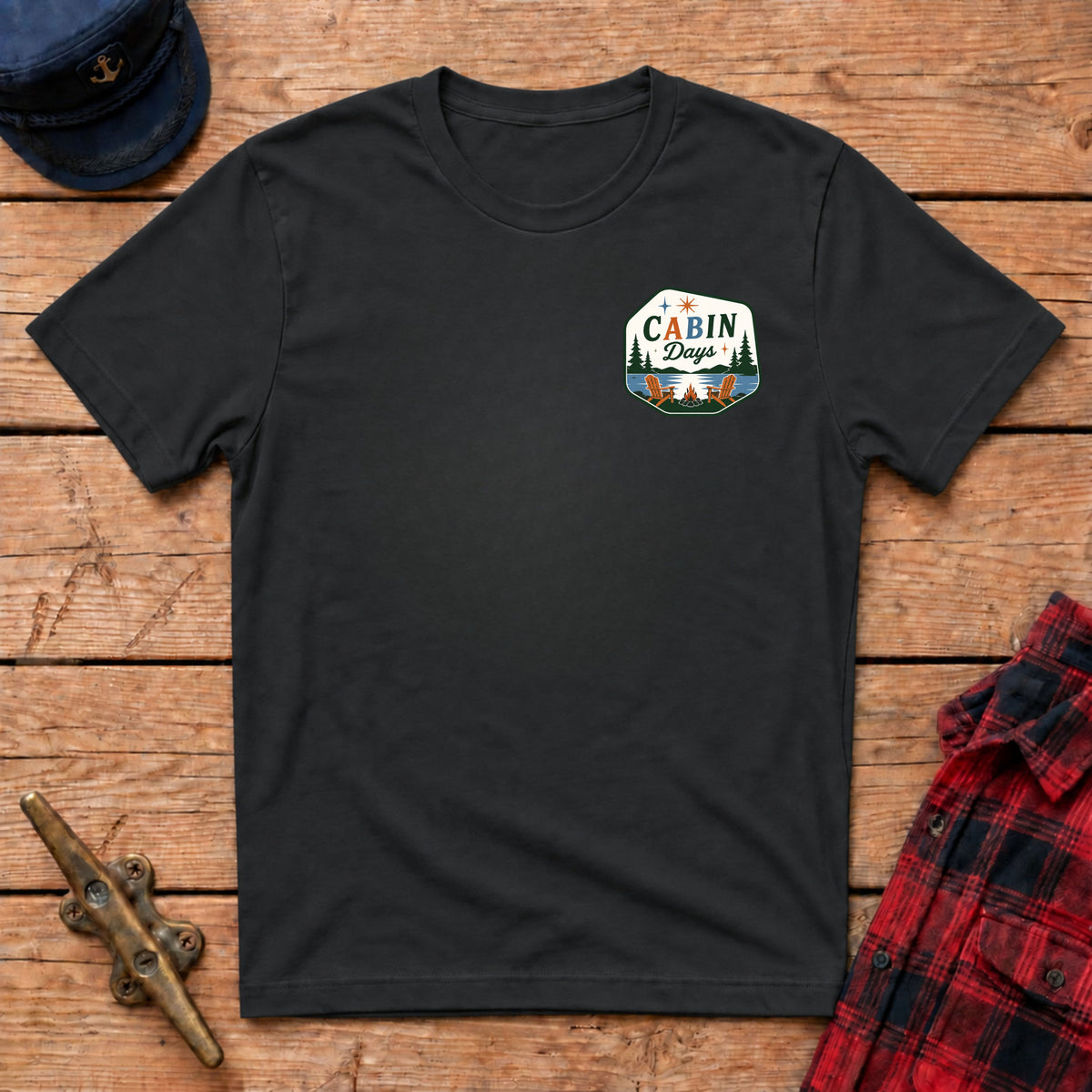 Cabin Days T‑Shirt Graphic Badge Tee