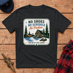 No Shoes No Schedule No Problem Graphic Tee
