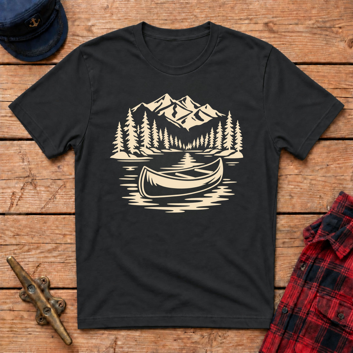 Solo Canoe Graphic Tee