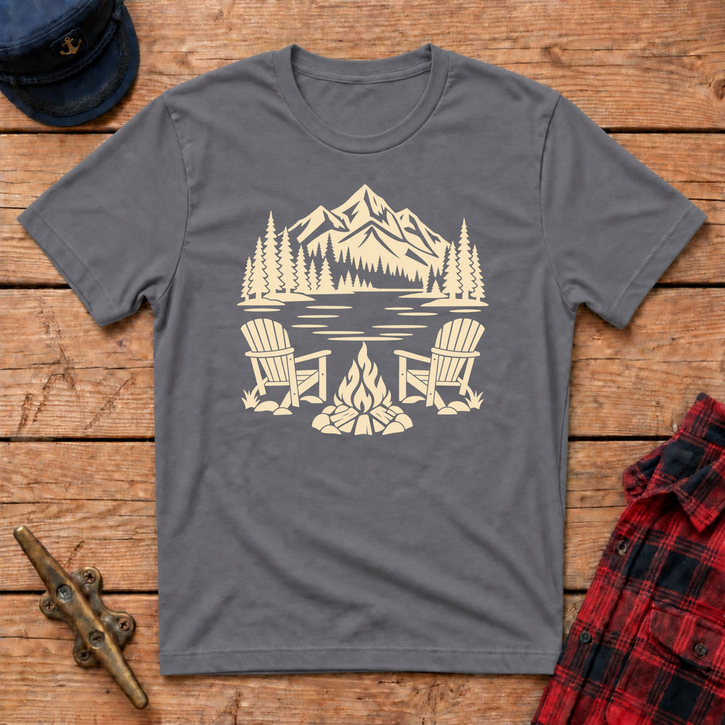 Lakeside Campfire Graphic Tee