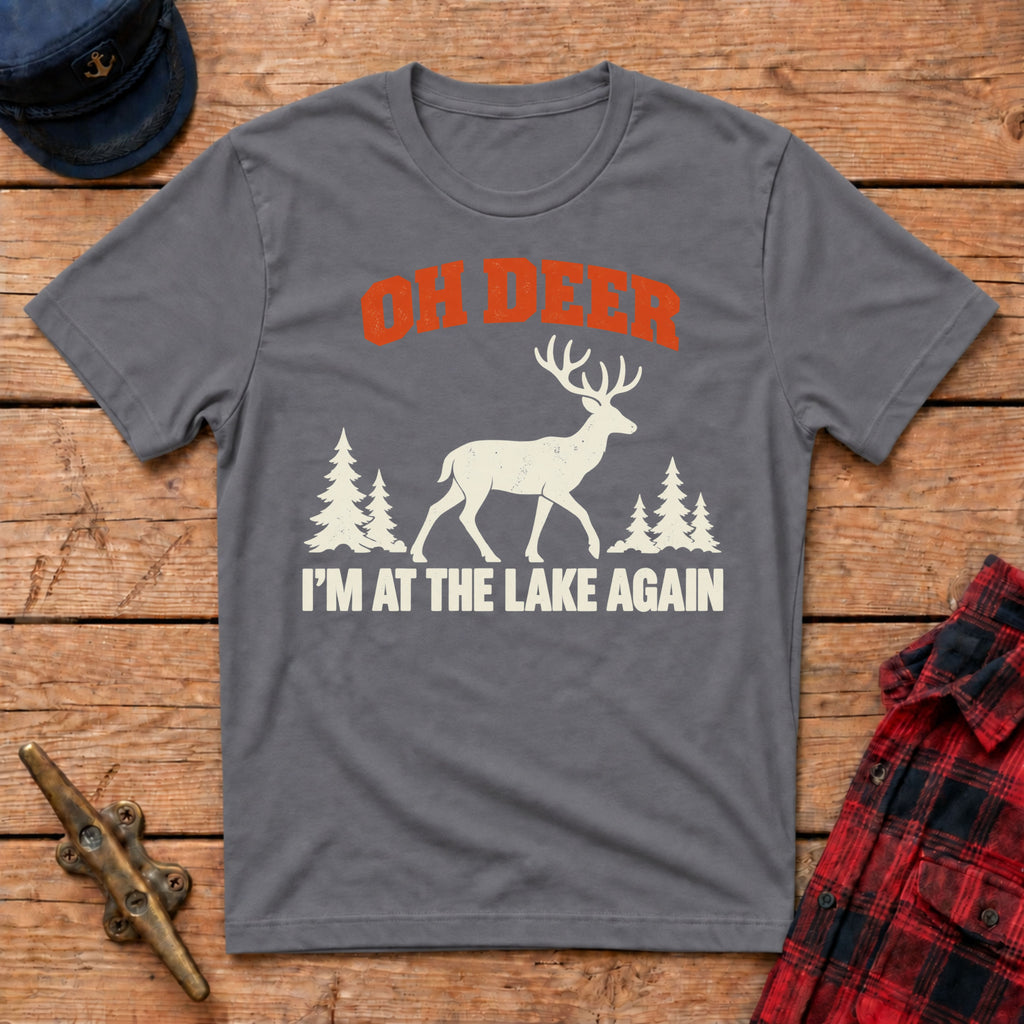 Oh Deer I'm at the Lake Again Graphic Tee