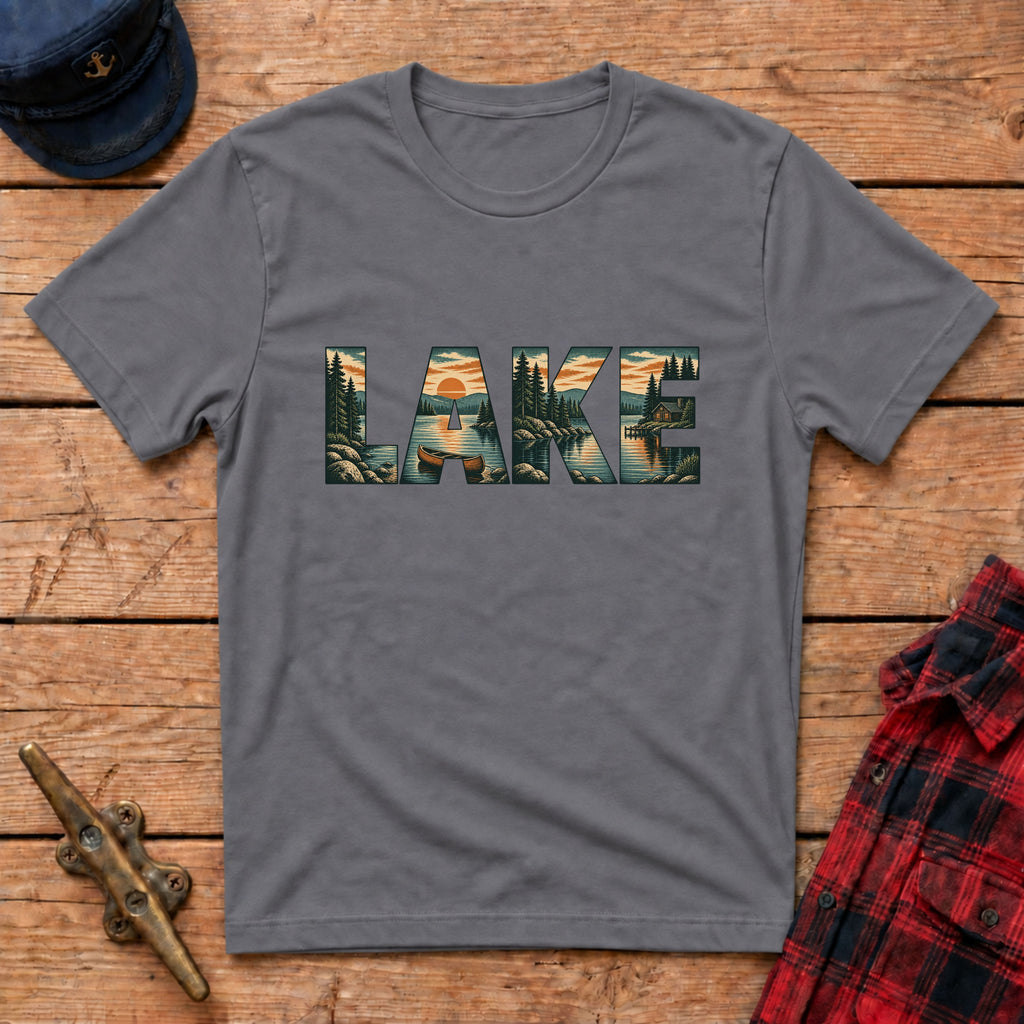 Lake Cutout Graphic Tee