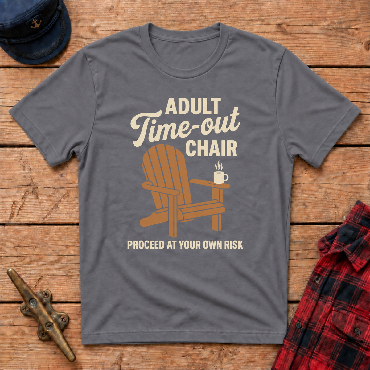 Adult Time-Out Chair Graphic Tee