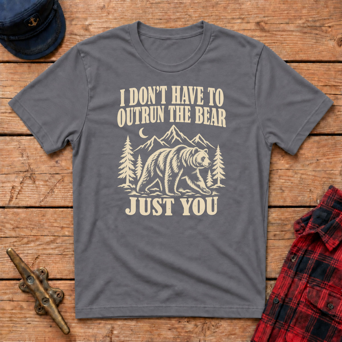 Outrun the Bear Graphic Tee