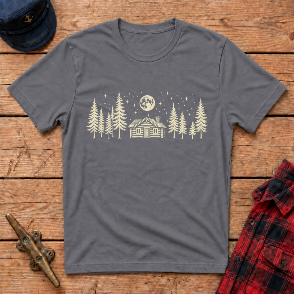 Full Moon Cabin Graphic Tee