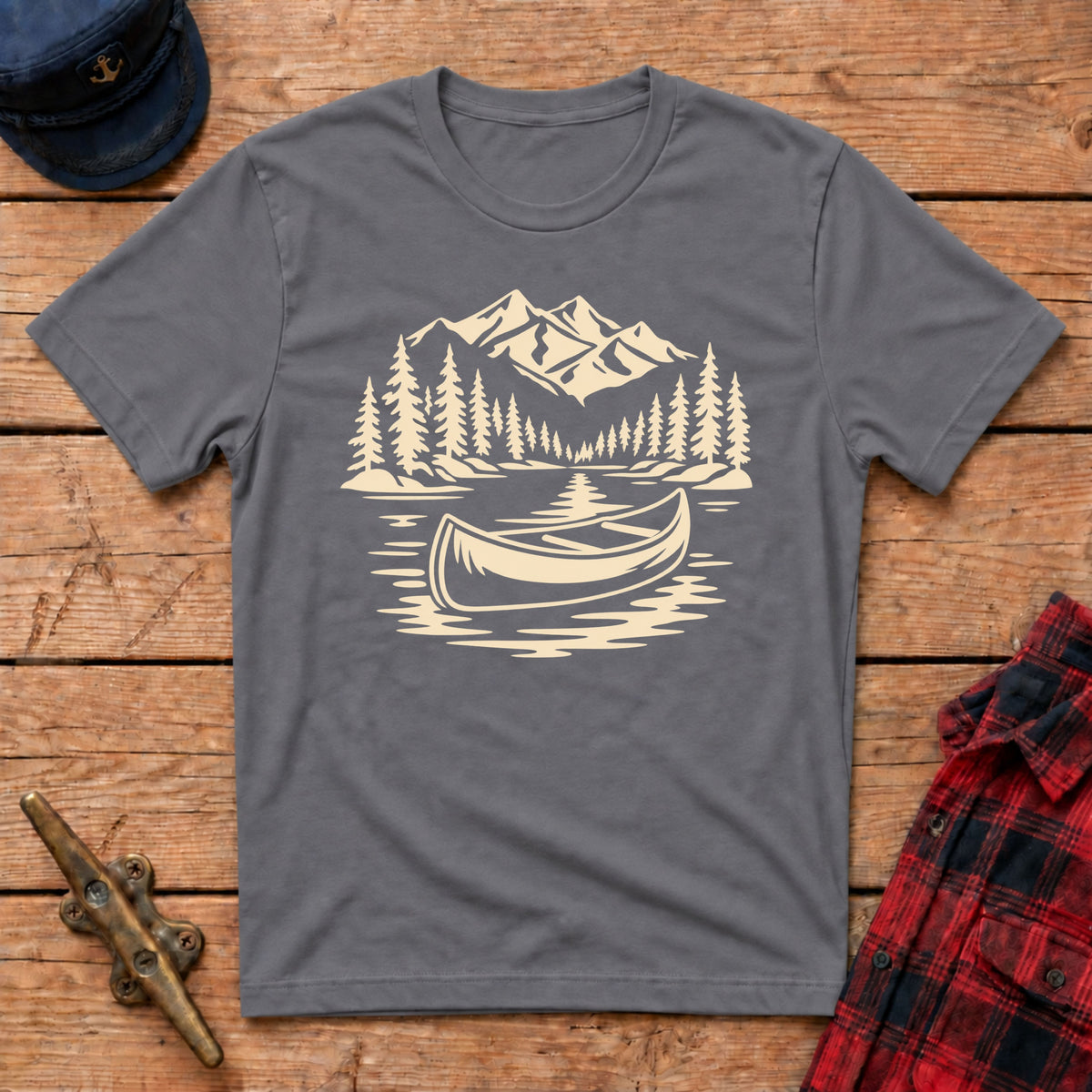 Solo Canoe Graphic Tee
