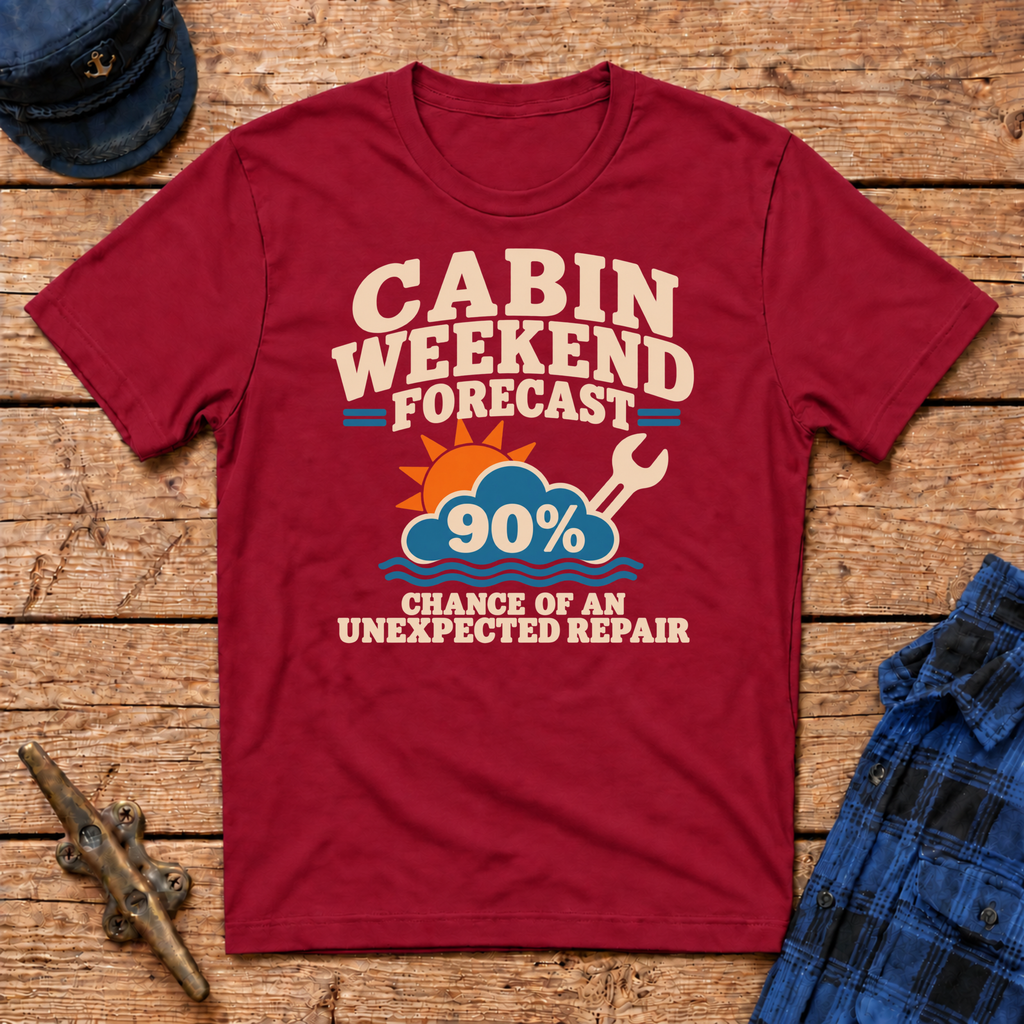 90% Chance of an Unexpected Repair Graphic Tee