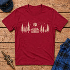 Full Moon Cabin Graphic Tee