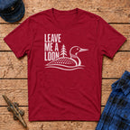 Leave Me a Loon Silhouette Graphic Tee
