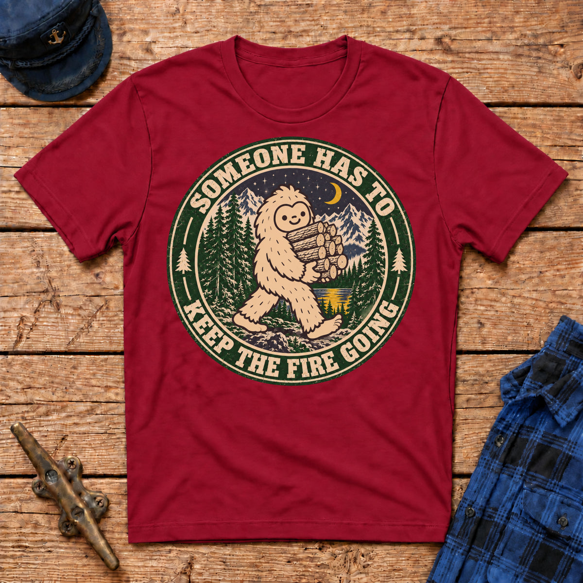 Keep The Fire Going  Graphic Tee